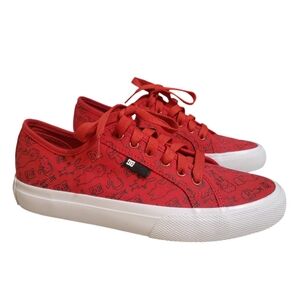 DC X Bobs Burgers Manual‎ Red Collaboration & Limited Sneakers Shoes Size 8